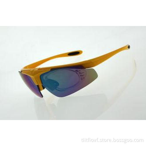 Filter Sun Glare Polarized Cycling Sunglasses With Clip-on